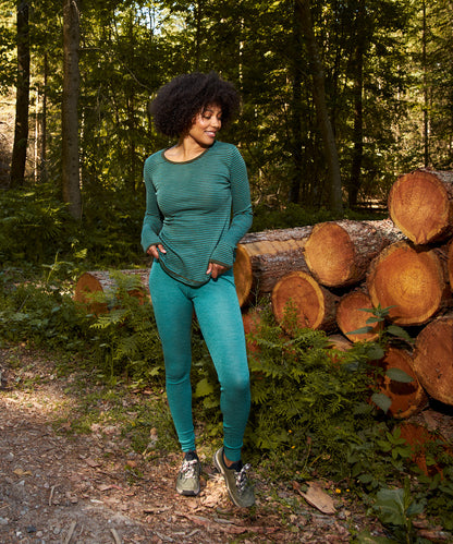 Leggings Merinowolle melange