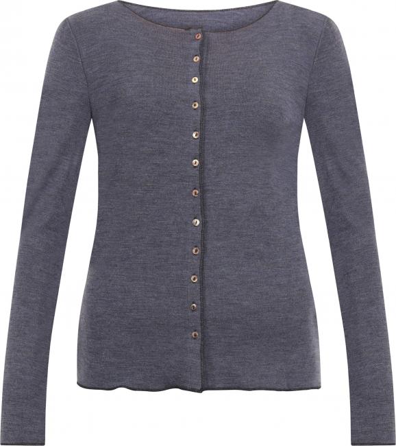 Cardigan Merinowolle melange