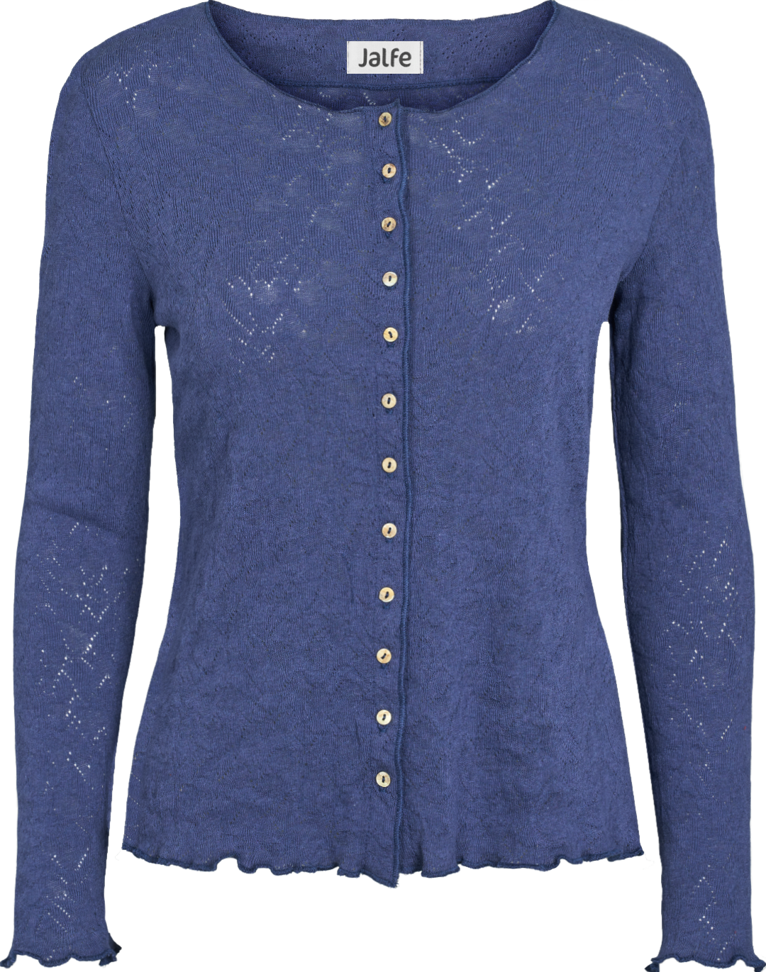Cardigan org. cotton jacquard