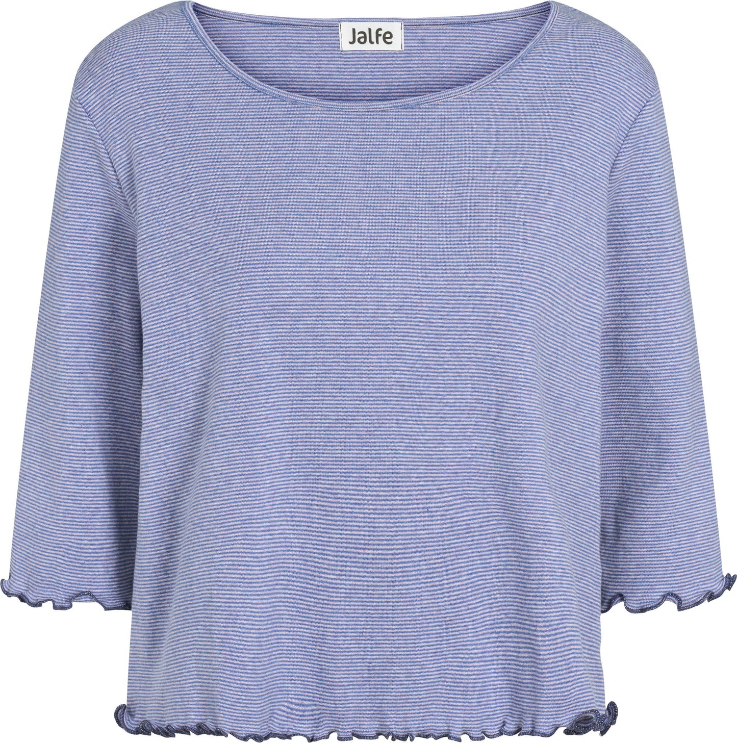 Oversize blouse org. cotton fine stripes